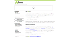 Desktop Screenshot of phpbox.de